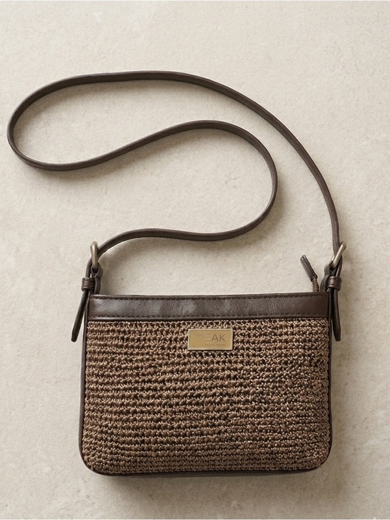 The Sak Handbags - The Sak Crochet Knit Crossbody Bag Woven Shoulder Purse